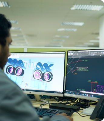 Anish and Kodi in the Gradiant office